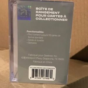 TRADING CARD CLEAR BOX LOT OF 3